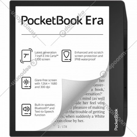 Электронная книга «Pocketbook» PocketBook 700 Stardust Silver, PB700-U-16-WW