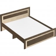 Кровать «Артём-Мебель» СН-120.03-1600, дуб экспрессив бронзовый/дуб экспрессив песочный