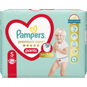 Тру­си­ки «Pampers» Premium Care 12-17 кг, размер 5, 34 шт