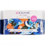 Прокладки женские гигиенические «Cleanic» Soft night, 8 шт