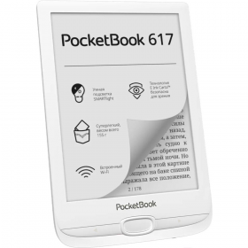 Элек­трон­ная книга «Pocketbook» PocketBook 617 White, PB617-D-CIS