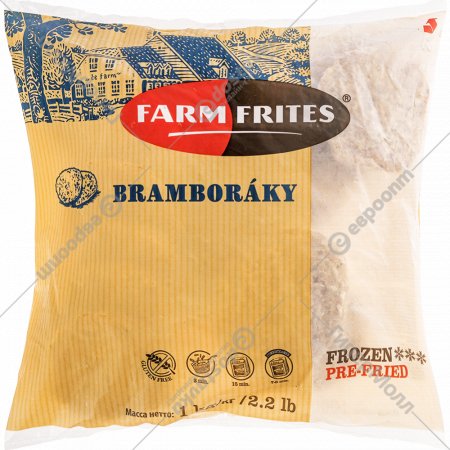 Картофельные оладьи «Farm Frites» с чесноком и майораном, 1 кг