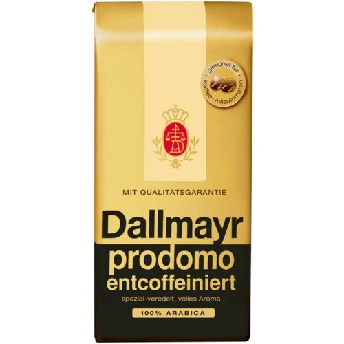 Кофе в зернах «Dallmayr» Prodomo Entcoffeiniert, без кофеина, 500 г