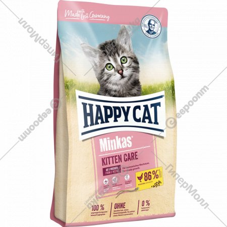 Корм для котят «Happy Cat» Minkas Kitten Care Geflugel, 70407, 1.5 кг