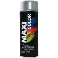 Эмаль аэрозольная «Maxi color» термостойкая, серебро, 400 мл