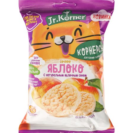 Корнерсы Jr.Korner зеленое яблоко, 30 г