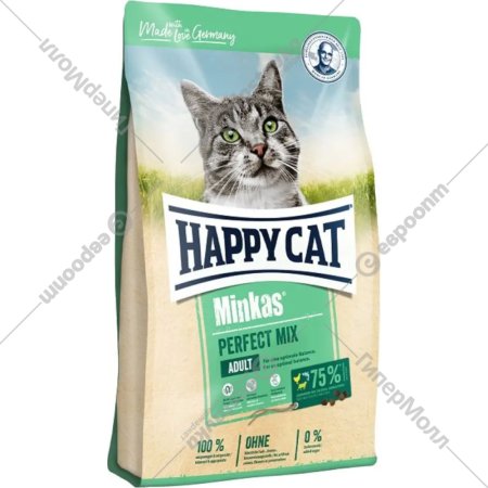 Корм для кошек «Happy Cat» Minkas Perfect Mix Geflugel/Fisch/Lamm, 70414, 1.5 кг
