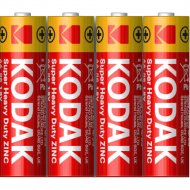 Комплект батареек «Kodak» Extra Heavy Duty, KAAHZ-S4 АА, Б0005141, 4 шт