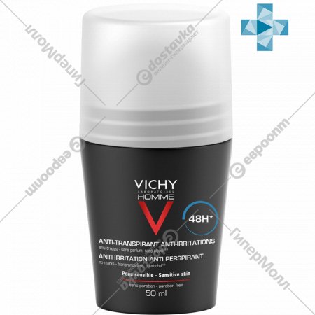 Дезодорант шариковый «Vichy» Homme, для чувствительной кожи, мужской, 50 мл
