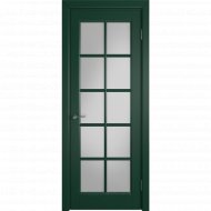 Дверь «Colorit» К3 ДО Зеленая эмаль/Матовое, 200х80 см