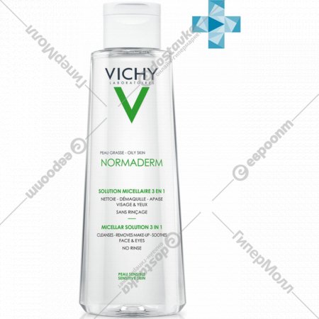 Лосьон для снятия макияжа «Vichy» Normaderm, 3 в 1, 200 мл