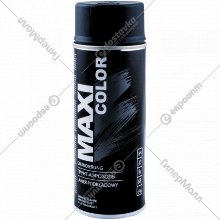 Грунт-аэрозоль «Maxi color» черный, 400 мл