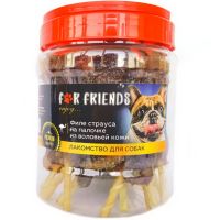 

Лакомство"FOR FRIENDS"(филе страуса)500г