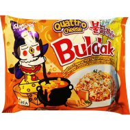 Лапша быстрого приготовления SamYang Buldak со вкусом курицы в соусе четыре сыра, 145 г