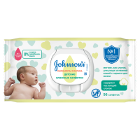 

Салфетки"JOHNSON'S"(нежность хлопк)56шт