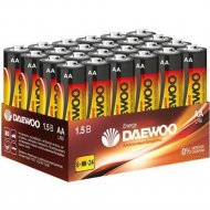 Комплект батареек «Daewoo» АА ENERGY Alkaline PACK24, 5029842, 24 шт
