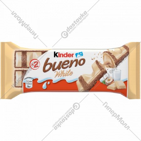 Вафли «Kinder» Bueno, с молочно-ореховой начинкой, 39 г