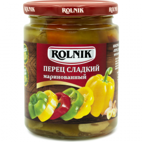 Перец сладкий  «Rolnik» маринованный, 420 г
