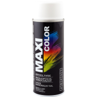 

Эмаль-аэроз."MAXI COLOR"ун.бел.мат.400мл