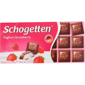 Шо­ко­лад «Schogetten» Yoghurt-Strawberry, 100 г