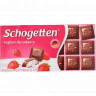 Шоколад «Schogetten» Yoghurt-Strawberry, 100 г