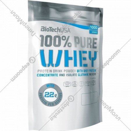 Протеин «BioTech USA» 100% Pure Whey, бисквит, 1000 г