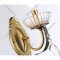 Настенный светильник «Ambrella light» TR4954 BK/GD/CL, черный/золото/прозрачный