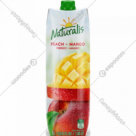 Напиток сокосодержащий негазированный «Naturalist» персик-манго, 1 л