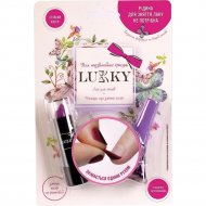 Набор детской косметики «Lukky» помада меняющий цвет сиреневый/розовый + лак фиолетовый