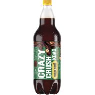 Квас Лидский Crazy Crush шоколад и лесной орех, темный, 1.5 л