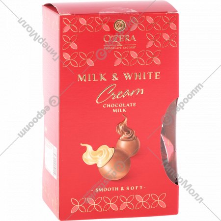 Набор конфет шоколадных «O'Zera» Milk & White Cream, 200 г