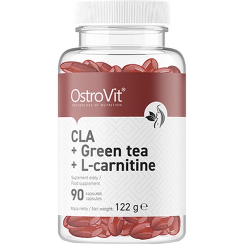 БАД «OstroVit» CLA + зеленый чай + L-карнитин, 90 капсул