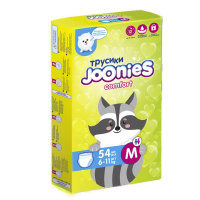 

Подгузники-тр."JOONIES"(р.M,6-11 кг)54шт