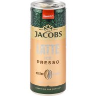 Кофейный-молочный напиток Jacobs icepresso latte, с сахаром, 0.25 л