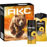 Подарочный косметический набор Акс На пляже, дезодорант + гель для душа, 150 + 250 мл