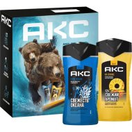 Набор косметики Акс На пляже океана, гель для душа, 2х250 мл