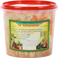 

Капуста квашеная с морк.ябл 0.8 кг