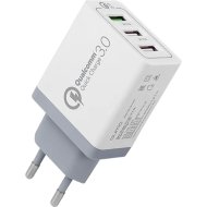 Сетевое зарядное устройство «Qumo» Charger 0019, Q23714, белый