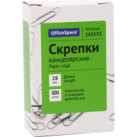 

Скрепки (28 мм, 100шт.)