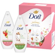 Набор косметики Дав Фруктовое настроение, гель для душа, 2х250 мл