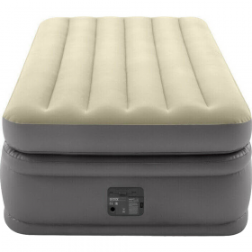 На­дув­ная кро­вать «Intex» Prime Comfort Elevated 64162, встро­ен­ный элек­трон­ный насос/сумка/рем­ком­плект 