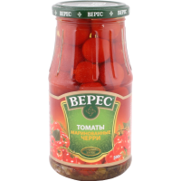 

Томаты "ВЕРЕС" (марин,ст/б) Украина 500г