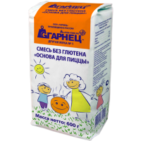 

Смесь "ОСНОВА ДЛЯ ПИЦЦЫ" б/глютена 600г