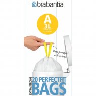 Пакеты для мусора «Brabantia» PerfectFit A, 311727, 3 л, 20 шт