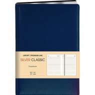 Ежедневник «Канц-Эксмо» Silver Classic, ЕКСК52015203, синий, А5, 152 л