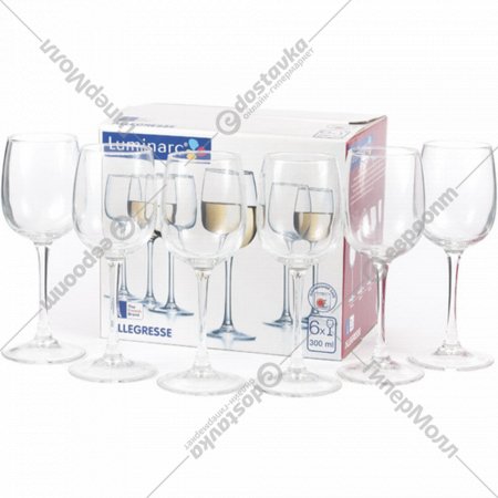 Набор бокалов для вина «Luminarc» Allegresse, 6 шт, 300 мл