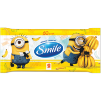 

Салфетки влаж."SMILE"(Minions) 60 шт