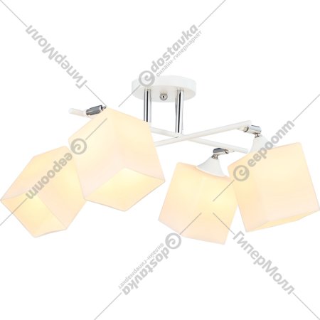 Подвесной светильник «Ambrella light» TR303083/4 WH/CH/FR, белый/хром/белый
