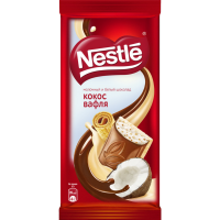 

Шоколад "NESTLE" мол/бел (кок/вафл) 90гр