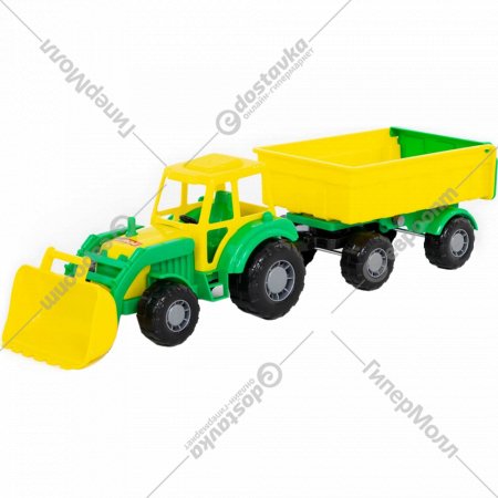 Трактор «Полесье» Мастер, с прицепом №1 и ковшом, 35264